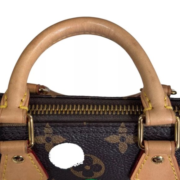 LOUISVUITTON KusamaYayoiCollaboration ShoulderBag M81979 MonogramNanospeedy used - Picture 10 of 12